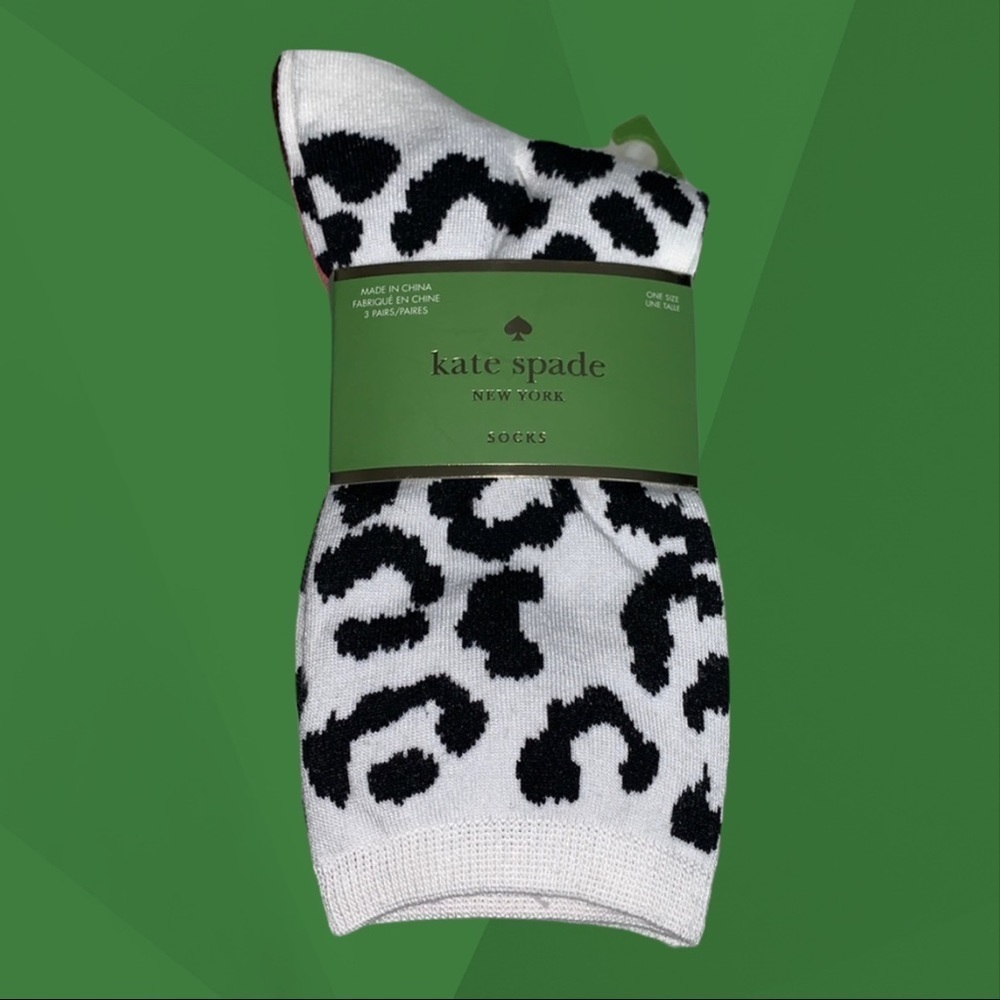 Kate Spade ♠️ 3 pack crew socks